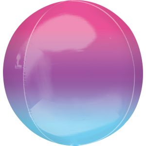 Ombré Purple & Blue Orbz Ultrashape Foil Balloon ANA39852 (1 Piece)