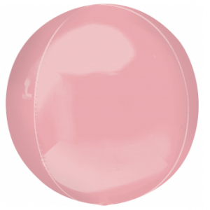 Pastel Pink Orbz Ultrashape Foil Balloon ANA3911299