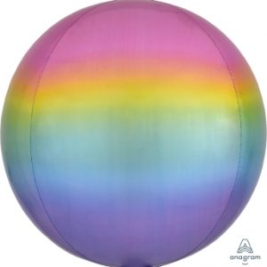 Ombré Orbz Pastel Ultrashape Foil Balloon ANA40554