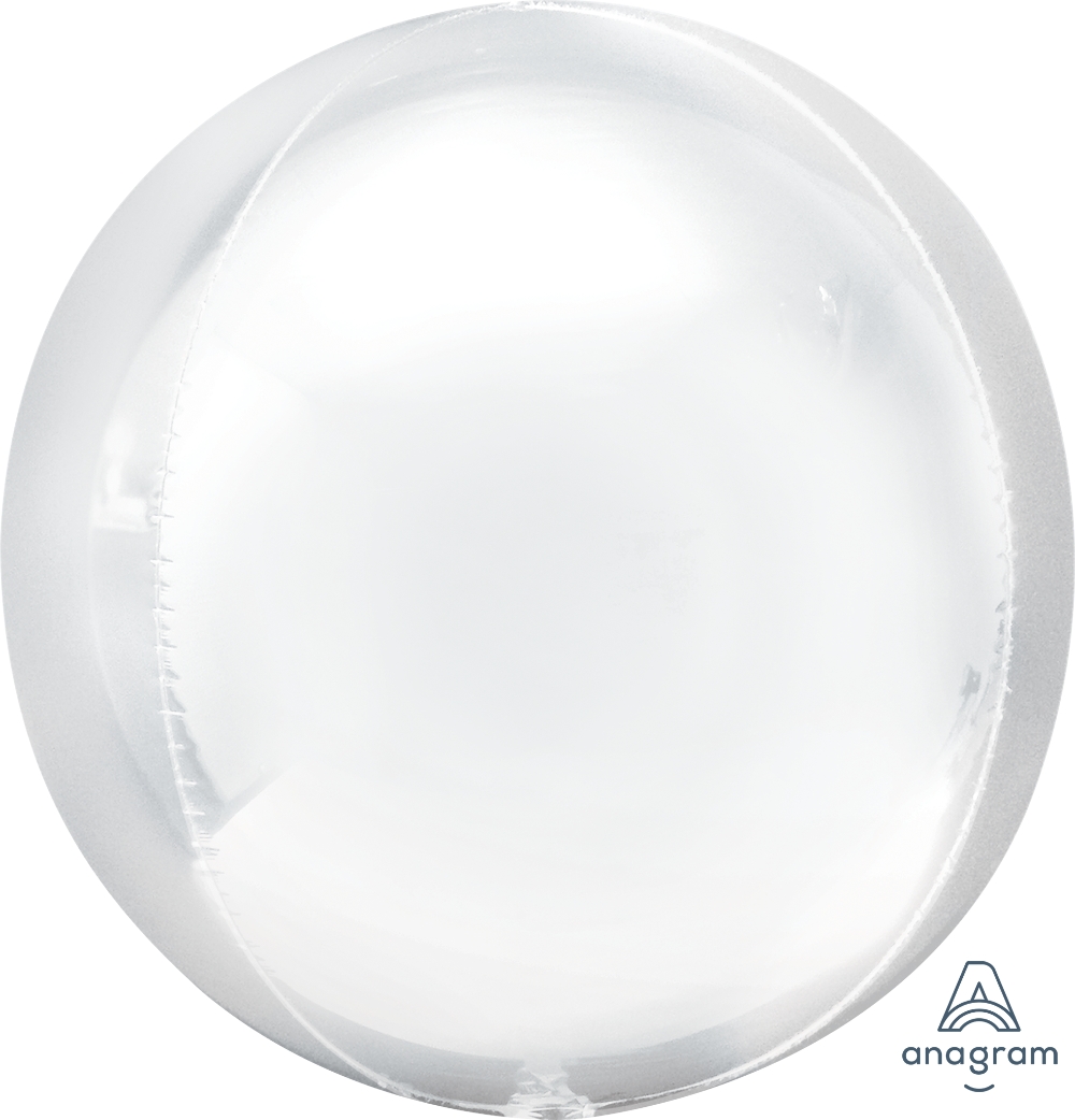 Orbz White Foil Balloon ANA40307