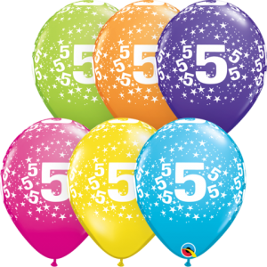 Number 5 Stars-A-Round 11 inch (28 cm) Round Tropical Assorted Q15113