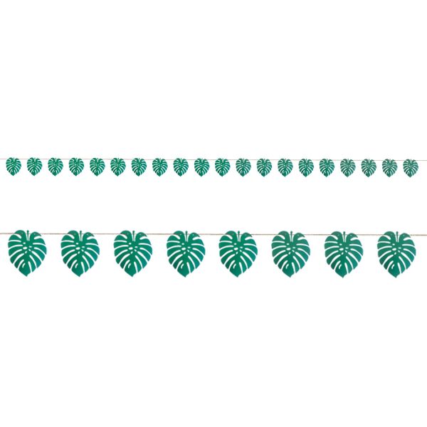 Luau Palm Leaf Banner AM120498
