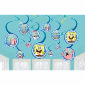 SpongeBob Spiral Swirl Hanging Decorations AM672627