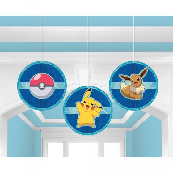 Pokemon Classic Honeycomb Decorations AM292408