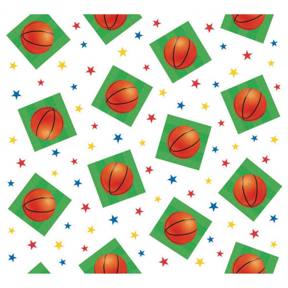 Basketball Fan Plastic Tablecover AM577720