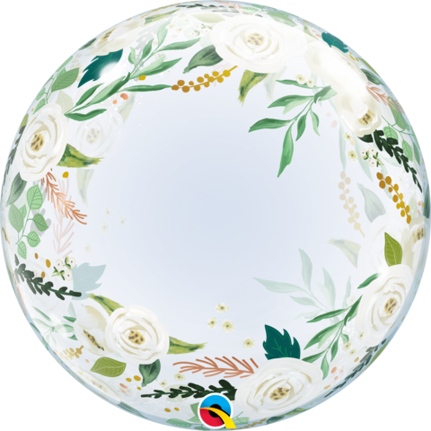 Wedding Floral 24 inch (61 cm) Deco Bubble Balloon Q18648