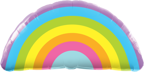 Radiant Rainbow 36 inch (91 cm) Foil Balloon Shape Q78556